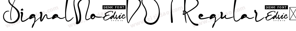 SignalNo3DOT Regular字体转换